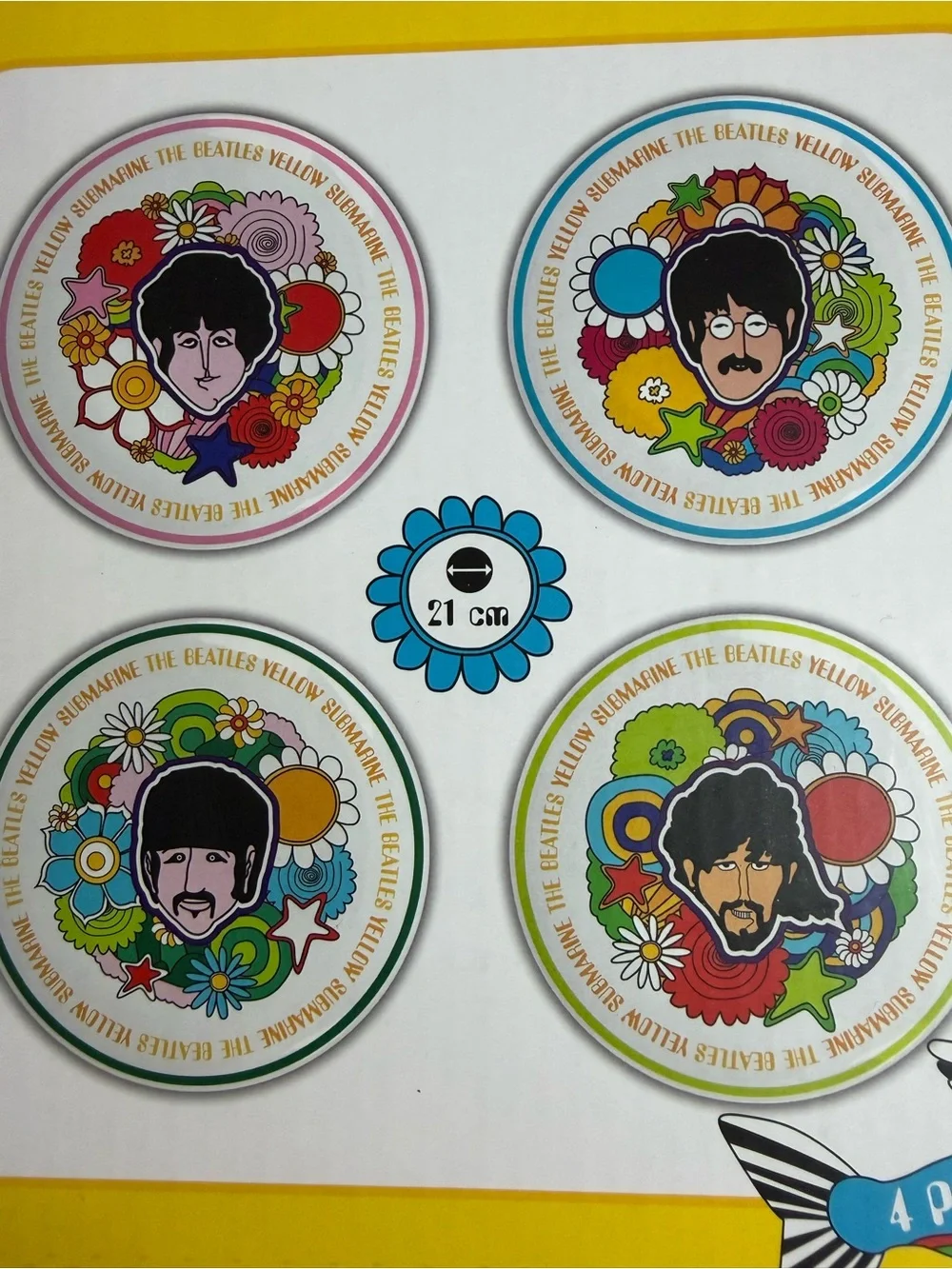 The Beatles Yellow Submarine Plate
